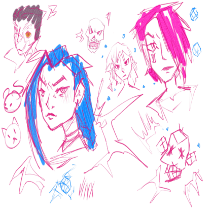 arcane transparent jinx drawing for bloxburg Roblox decal