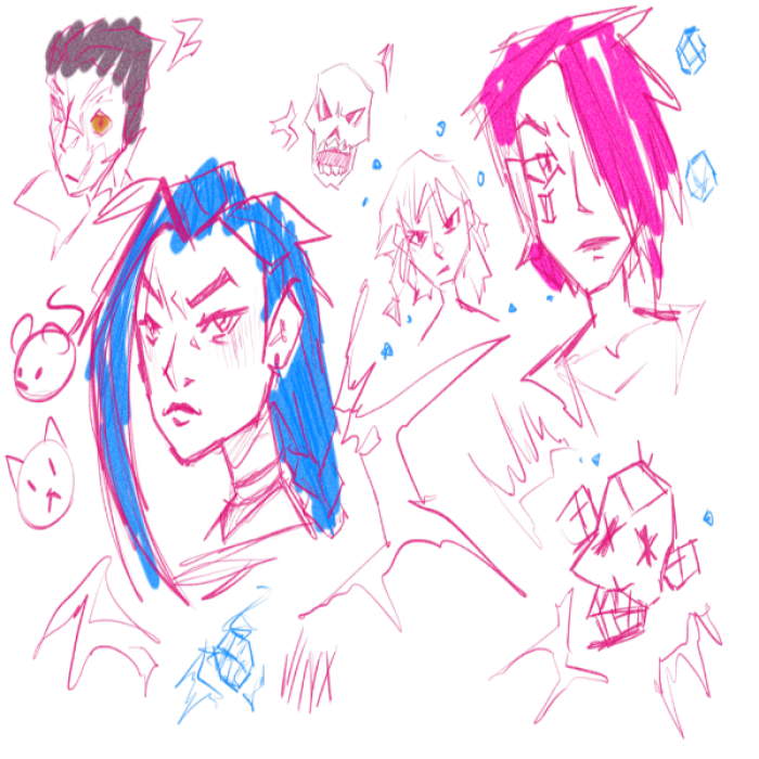 arcane transparent jinx drawing for bloxburg Roblox decal