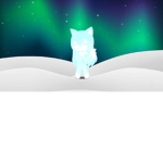 White wolf UwU