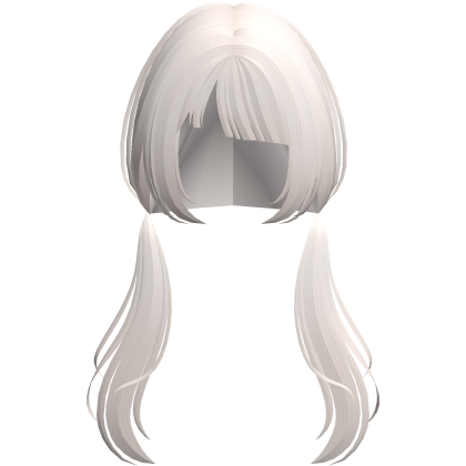 ♡ : messy anime pigtails with bangs in blonde Roblox item