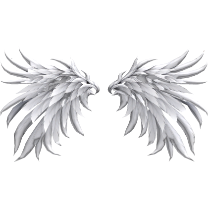 Mega White Angel Wings