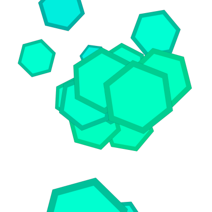 Cartoony water-spray effect