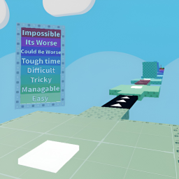 Shortest Difficulty Chart Obby