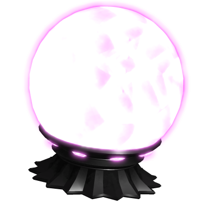 Glowing Witch Crystal Ball - Emissive Pink