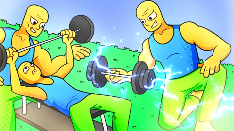 Muscle Evolution and Experience, Image source: Roblox.com