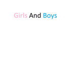 GirIs And Boys Hangout For All Ages