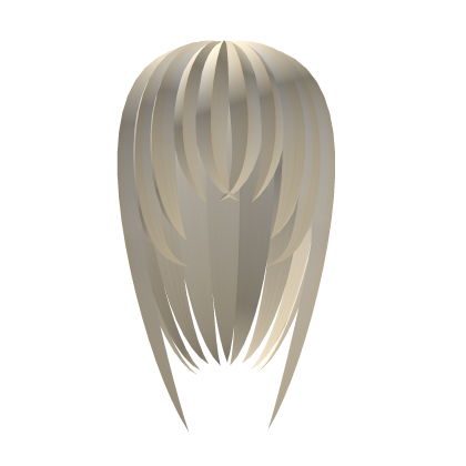 long straight hair with bangs in blonde