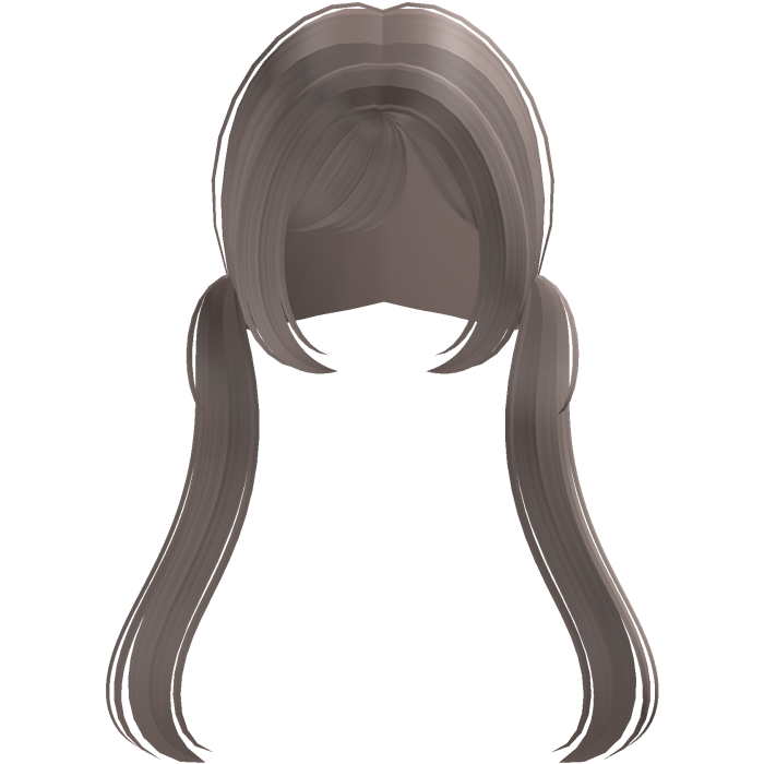 𑣲 cute beige blonde pigtails
