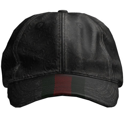 Black Designer Distressed Cap Roblox item