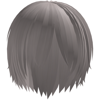melancholic emo anime moe boy hair silver blonde Roblox item