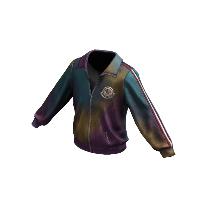 Teal Gradient Track Jacket
