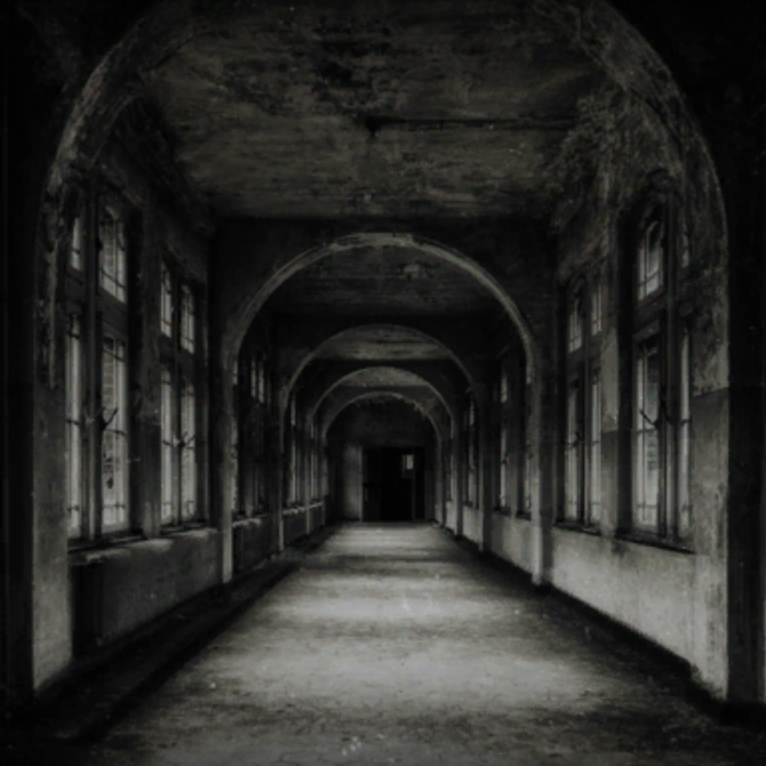 Dark Grungy Endless Hallway
