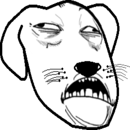 Funny Dog Face Roblox decal