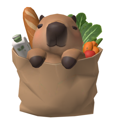 Grocery Run Capybara Backpack