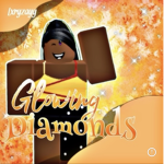 Glowing diamonds majorette team