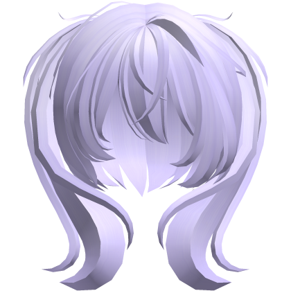 moe vkei emo messy side ponytails purple