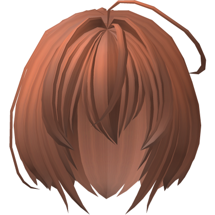 short moe bob with hair vents in ginger