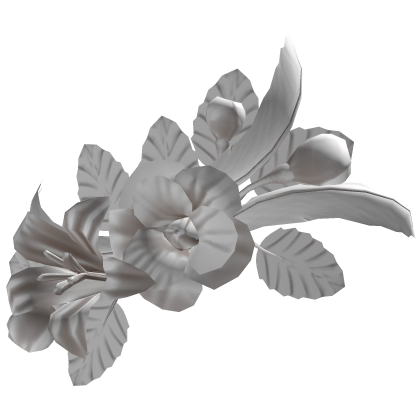 Light White Pearl Floral Feather Headpiece