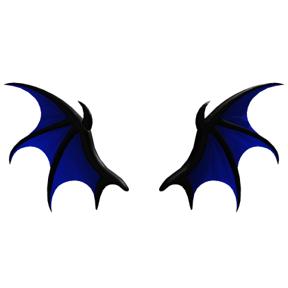 Blue Demon Wings