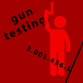 gun testing.