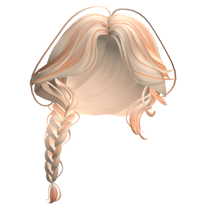 Halloween Braided Ponytail Hair Roblox item