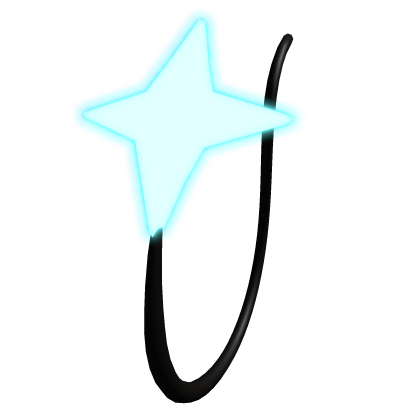 EMISSIVE Blue Astro Star Critter Tail