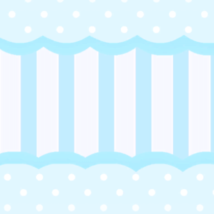 Cute Blue Polka Dots & Stripes