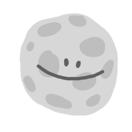 Cartoon moon Roblox decal