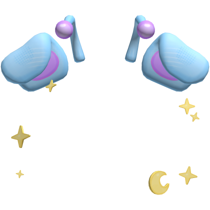 Cute Galactic Blue Alien Dog Antennas