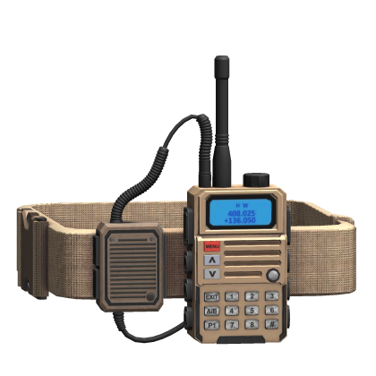 Khaki Tactical Radio Arm Strap