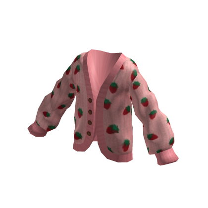 Oversized Cardigan Strawberry Fields Pink