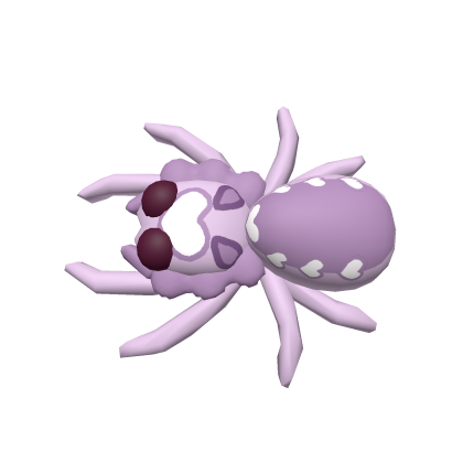 kawaii halloween purple spider hair clip Roblox item