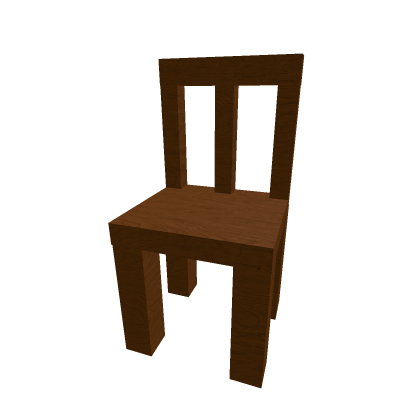 Simple wooden chair