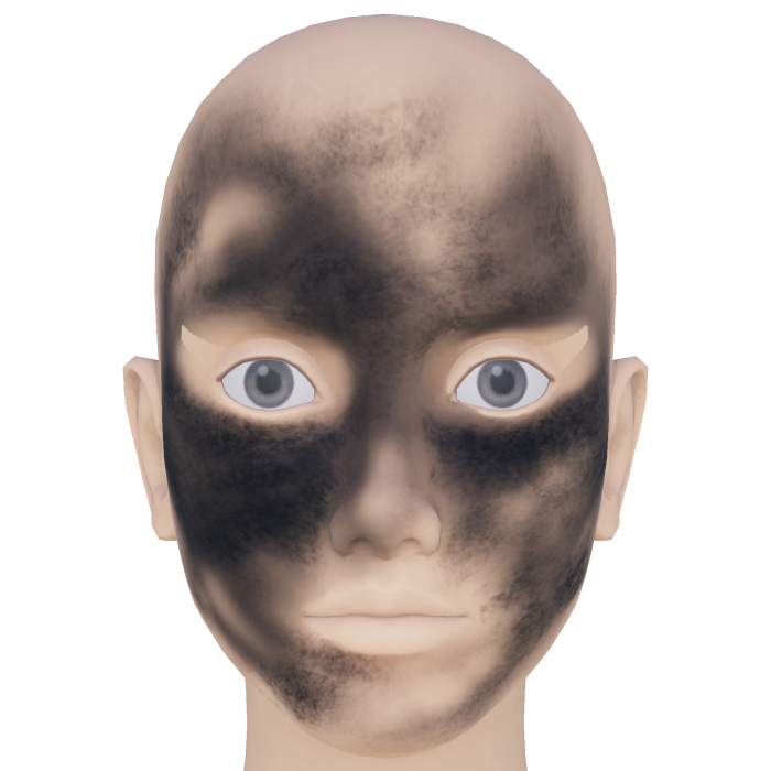 Coal Covered Face