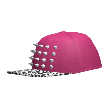 Grunge Pink Spikes Side Cap