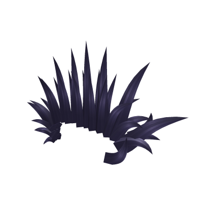 Midngiht Blue Punk Mohawk w Horns