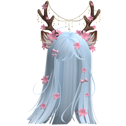 Ethereal Christmas Fairy Fawn Hair w/ Antlers
