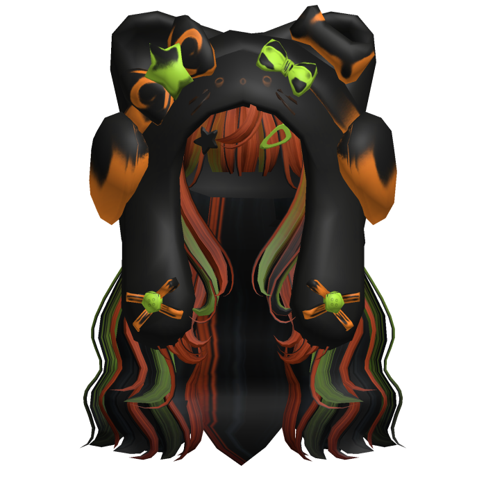 Zombie Cute Cozy Kitty Hood Hair
