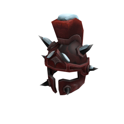 Roblox Item Snowy Red Ice-Nine Drone Helm