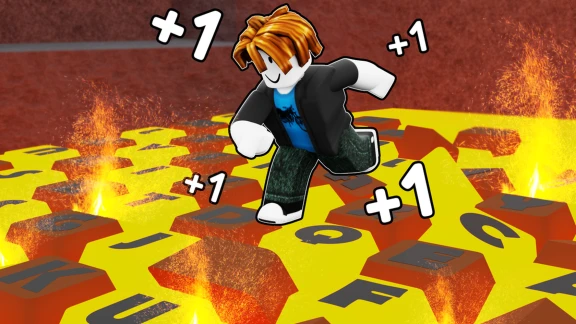 +1 Speed Keyboard Lava Escape