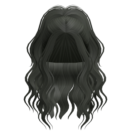 Cute Popular Girl Wavy Ponytail (Green)