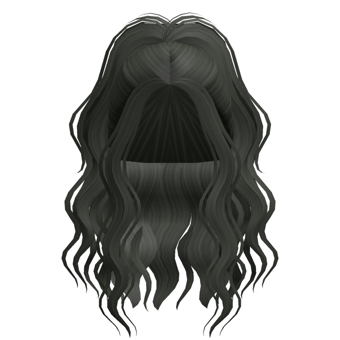 Cute Popular Girl Wavy Ponytail (Green)