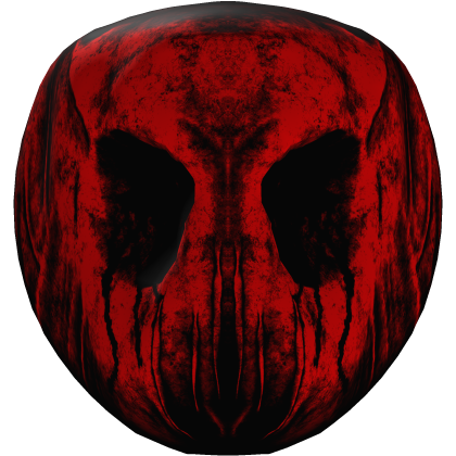 Red Scary Halloween Mask