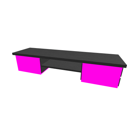 Pink modern LED table
