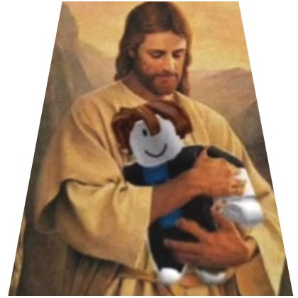 Jesus Bacon Hair Cape Roblox item