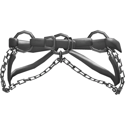 Gray Y2K Hanging Waist Suspenders 1.0
