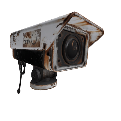 CCTV Camera on Shoulder (1.0)