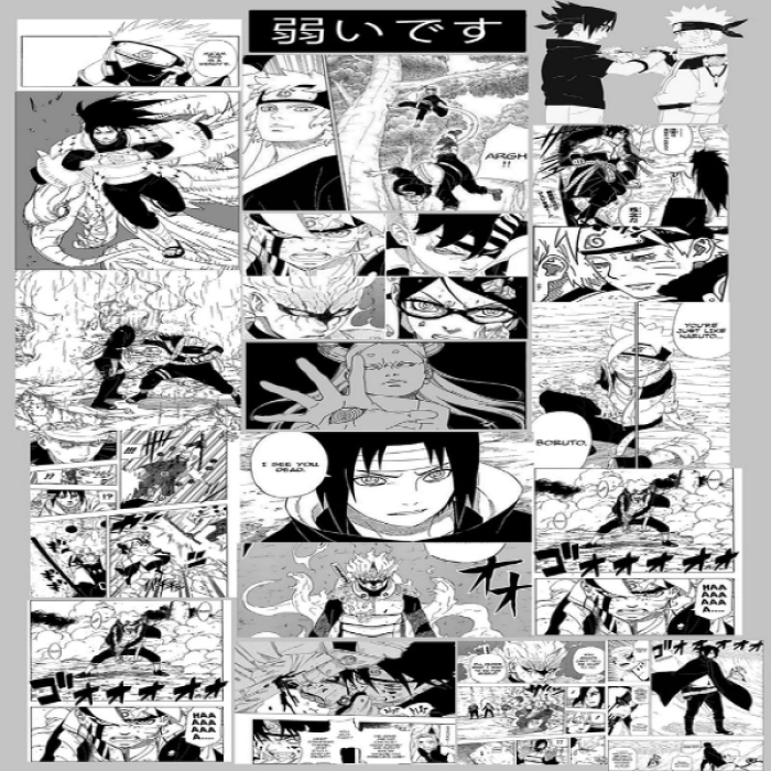 Naruto manga wall Roblox decal