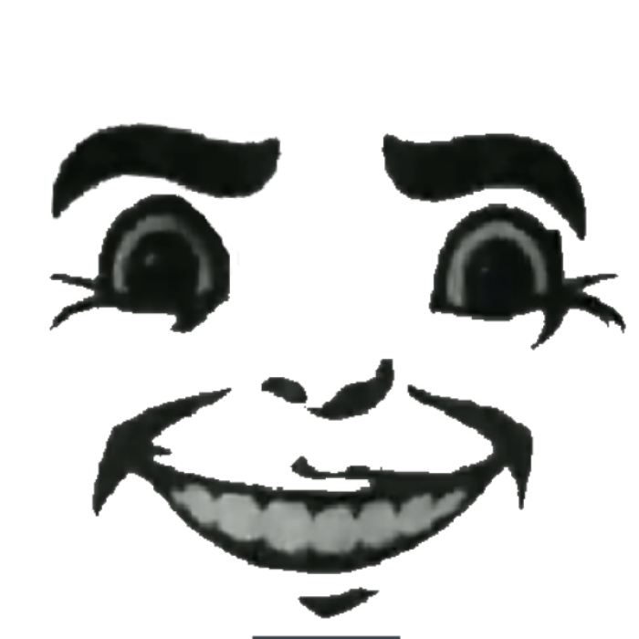 creepy smile2 Roblox decal