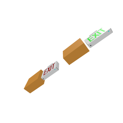 eco-lite preheat exit sign